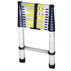 Scara telescopica de aluminiu, 11trepte, 3.2m, Bisonte, STR1032 - Img 4