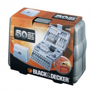 Set 50 accesorii insurubare/gaurire Black+Decker - A6988 - Img 2