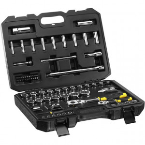 Set 72 tubulare 1/4" Si 1/2" Stanley STMT82831-1 - Img 3