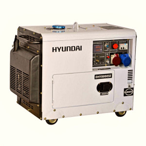 Generator de curent trifazat cu motor diesel HYUNDAI DHY8600SE -T 7.9kva