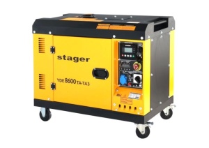 Generator insonorizat Stager YDE8600TA-TA3 V2, 7.5kVA, DualPower 230-400V, diesel, 3000rpm, pornire electrica