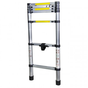 Scara telescopica de aluminiu, 7trepte, 2.0m, Bisonte, STR1020 - Img 3