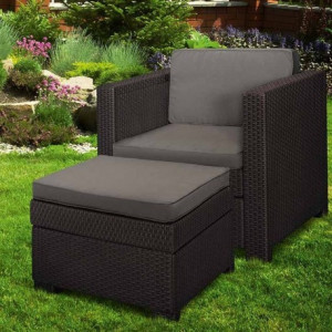 Set mobilier gradina maro Keter Provence Chillout - Img 2
