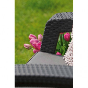 Set mobilier gradina rattan Ketter Corfu Graphite - Img 3
