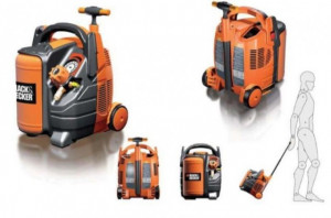 Compresor BD 195/5 MYT Black&Decker cu maner de transport - Img 2