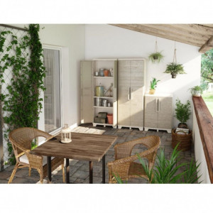 Dulap inalt bej Keter Wood Grain - Img 2