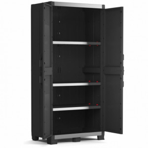 Dulap inalt negru Keter XL Garage 89x54x188 cm - Img 4