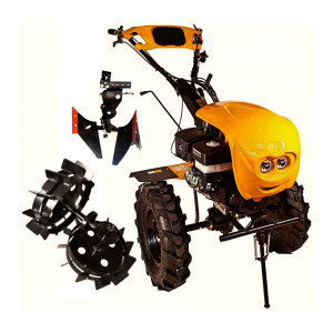 Motosapa ProGarden HS1100-18 (cu diferential),pachet cu roti met. si plug reversibil