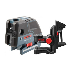 Nivela laser cu puncte/linii si suport universal Bosch GCL 25 + BM1