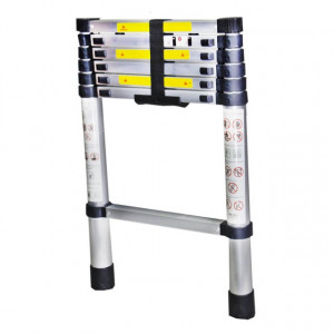 Scara telescopica de aluminiu, 7trepte, 2.0m, Bisonte, STR1020 - Img 4