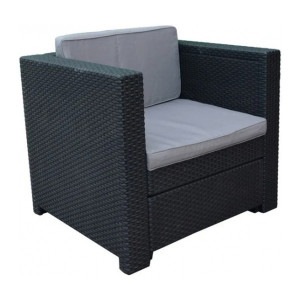 Scaun imitatie rattan graphit Keter Provence
