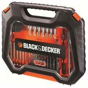 Set 75 piese pentru gaurit si insurubat Black+Decker - A7180 - Img 2