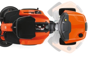 Tractoras Rider Husqvarna R 112C (Prețul include masă de tăiere Combi 85) - Img 3
