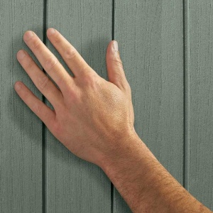 Casuta de gradina, Keter, verde maslin, 6x6, colectie Darwin, cu usa dubla, cu podea, cu ventilatie, cu ranforsare metalica - Img 2