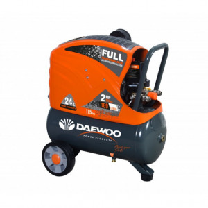 Compresor Daewoo DAAC24DN, 24 L, 2 CP, 195 L/min, 8 Bar