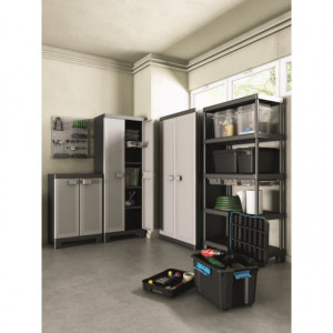 Dulap 4 polite gri Keter High Logico Utility - Img 2