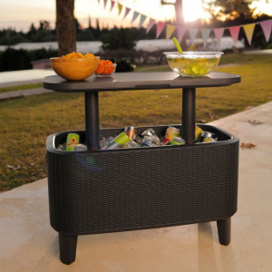 Mini bar gradina ratan maro Keter Bevy Cool Bar - Img 3