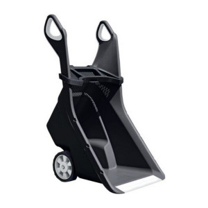 Roaba neagra cu manere si roti cauciucate Keter 100 L