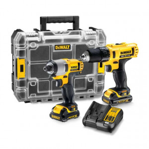 Set 2 scule DeWALT® DCK211D2T - DCD710+DCF815 + incarcator 10.8V - Img 2