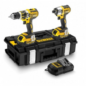 Set masina de insurubat si impact DeWalt DCD795 si DCF886 18V DS150 3 acumulatori 4Ah XR Li-Ion - DCK250M3 - Img 4