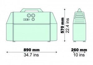 Compresor Fiac medical tip CARAT 106/E - Img 2