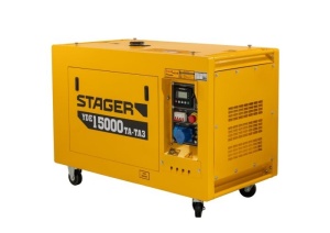 Generator profesional Stager YDE15000TA-TA3, 11.5 kW, DualPower 230-400V, insonorizat, diesel, 3000rpm, pornire electrica