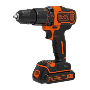 Masina de gaurit cu percutie si 104 accesorii - Black+Decker® - BDCHD18S2A