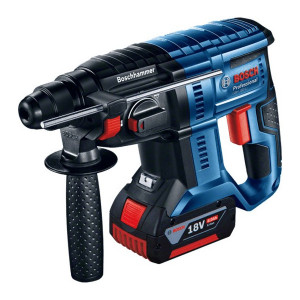 Ciocan rotopercutor Bosch GBH 180-LI + 2 x Acumulatori GBA 18V 4.0Ah + Incarcator rapid GAL 18V-40 Professional + Valiza profesionala - Img 2