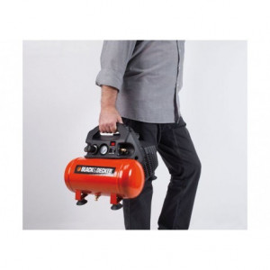 Compresor fara ulei Black+Decker 6L 0.5Hp 0,3Kw 8 bar - BD 55/6 - Img 2