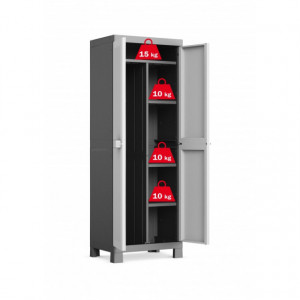 Dulap 4 polite gri Keter High Logico Utility - Img 4