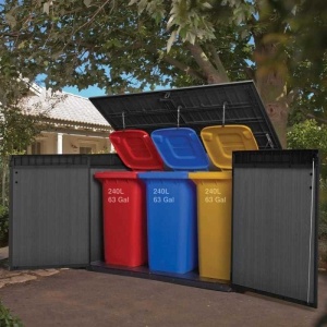 Dulap exterior pentru gradina, polirasina Evotech - Img 5