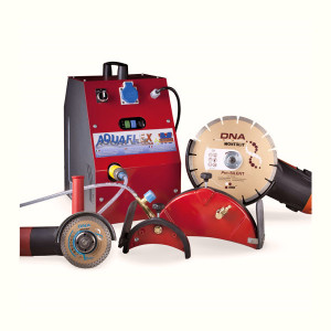 Echipament taiere fara praf EM2x180, disc 180 mm, motor electric 2.5 kW - Img 4