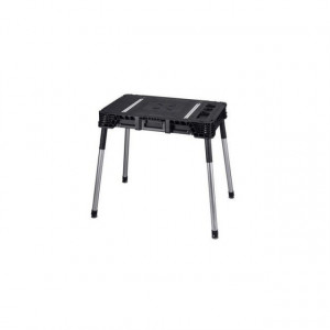 Masa de lucru portabila Keter Jobmade 239985, 435 kg greutate maxima suportata plastic, negru/gri - Img 2