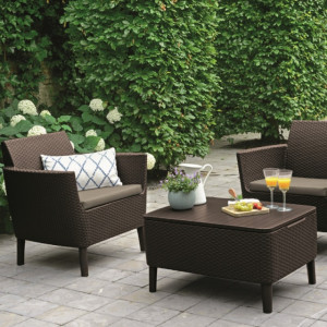 Set mobilier pentru balcon maro Keter Salemo - Img 5