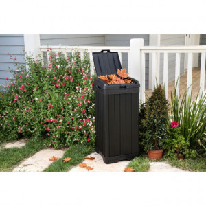 Cos pentru gunoi negru Keter Baltimore 125 L - Img 6