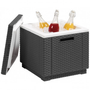 Cutie depozitare patrata graphite Keter Ice Cube - Img 2