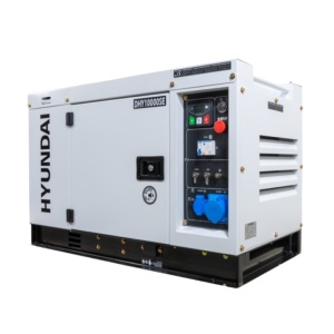 Generator de curent monofazat cu motor diesel Hyundai DHY-10000SE, insonorizat, 8.5 kW + ATS monofazat - Img 2