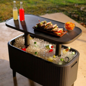 Mini bar gradina ratan maro Keter Bevy Cool Bar - Img 6