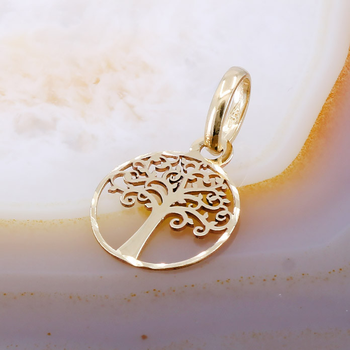 Pandantiv Copacul Vietii marime mica din Aur 14K 585 c606