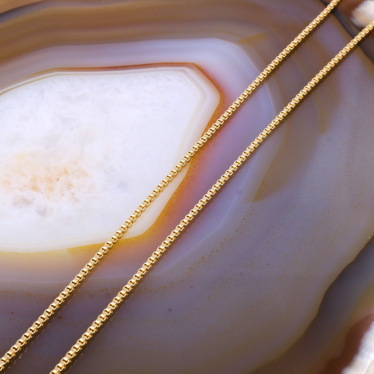 Lant Placat cu Aur model box c1168