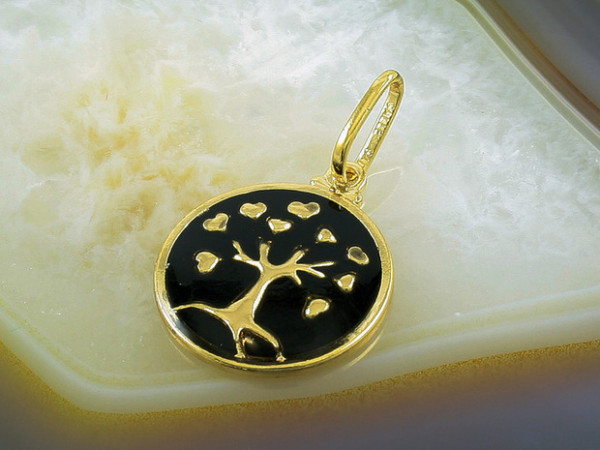 Pandantiv model LoveTree , Placat cu Aur 18k, cod 357