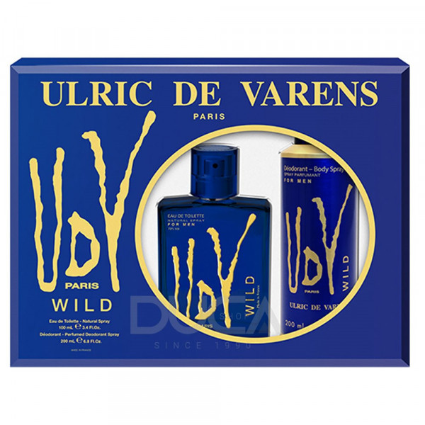 Set Caseta Ulric De Varens Paris UDV WILD cu Spray 200 ml si Eau de Toilette 100 ml