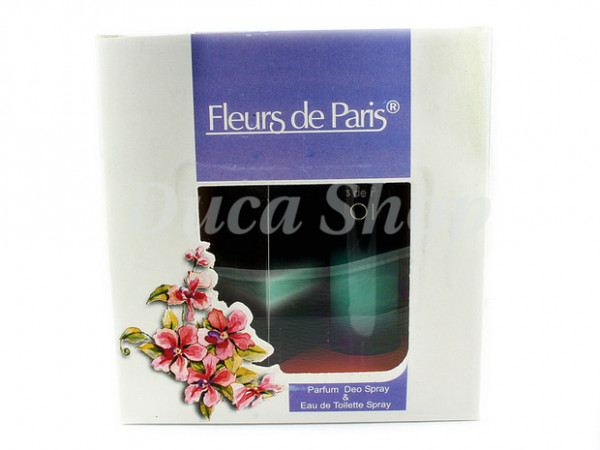 Set Parfum Fleurs De Paris Noir