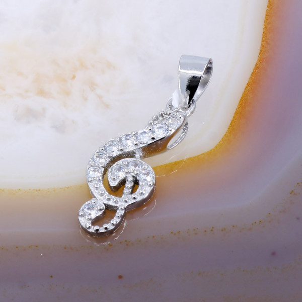 Pandantiv model Cheia Sol din Argint 925 cu Cristale Zirconia c1138