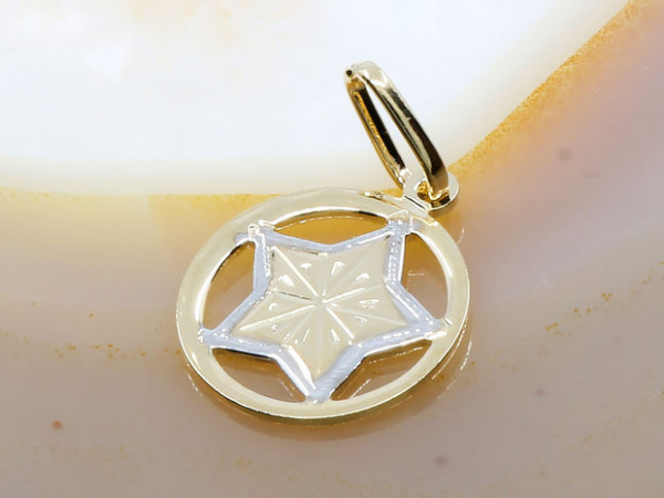 Pandantiv Placat cu Aur 18K model Stea plp462