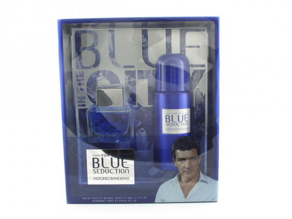 Set Parfum Antonio Banderas Blue Seduction 50 ml si deo 150 ml