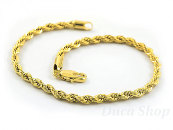 Bratara model Sfoara, rasucit, placata cu Aur 18K B1060