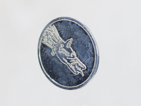 Brosa de Argint tip Pin model Lupul Dacic agb159