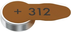 Baterii Varta 312 pentru Aparatele Auditive set 6 bc