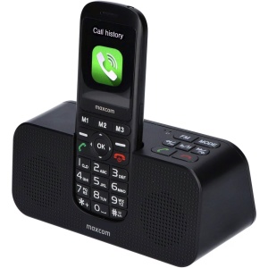 MaxCom MM740 Dual SIM, Black + Stand incarcare